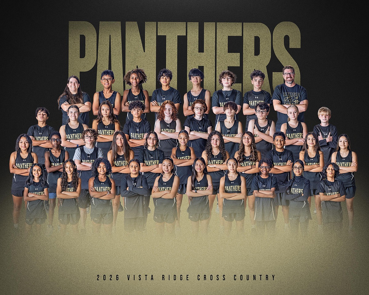 Vista Ridge Cross Country Team Photo