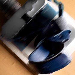 Blue Leather Strap